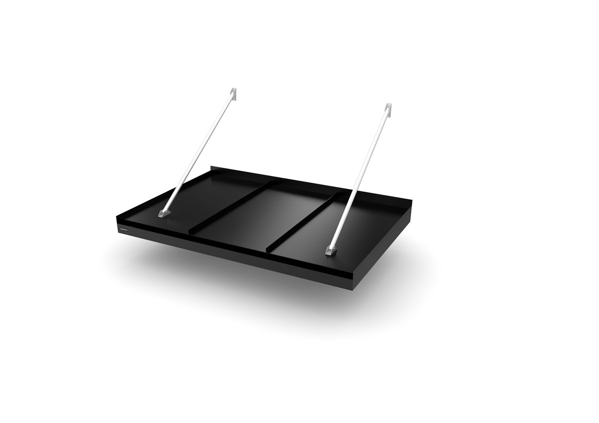 DESIGNTAK Lux Design Modern Flat Seamed - 1500x730x955 - Schwarz RAL 9011